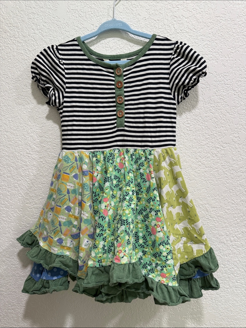 Matilda Jane Gaines Once Upon A Time Farmland Frolic Dress Size 4